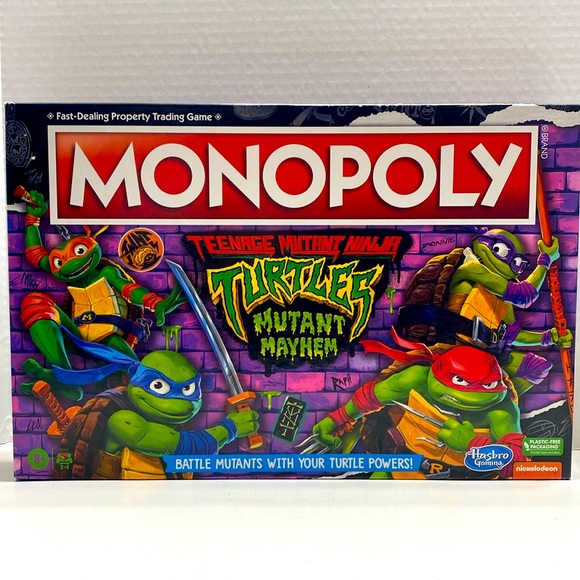 Hasbro Other - TEENAGE MUTANT NINJA TURTLES MONOPOLY